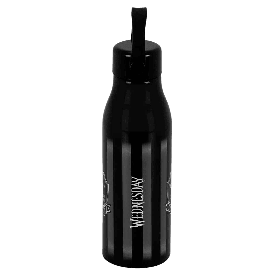 northix, Wednesday Original Glass Water Bottle, 500ml Capacity, Product 0