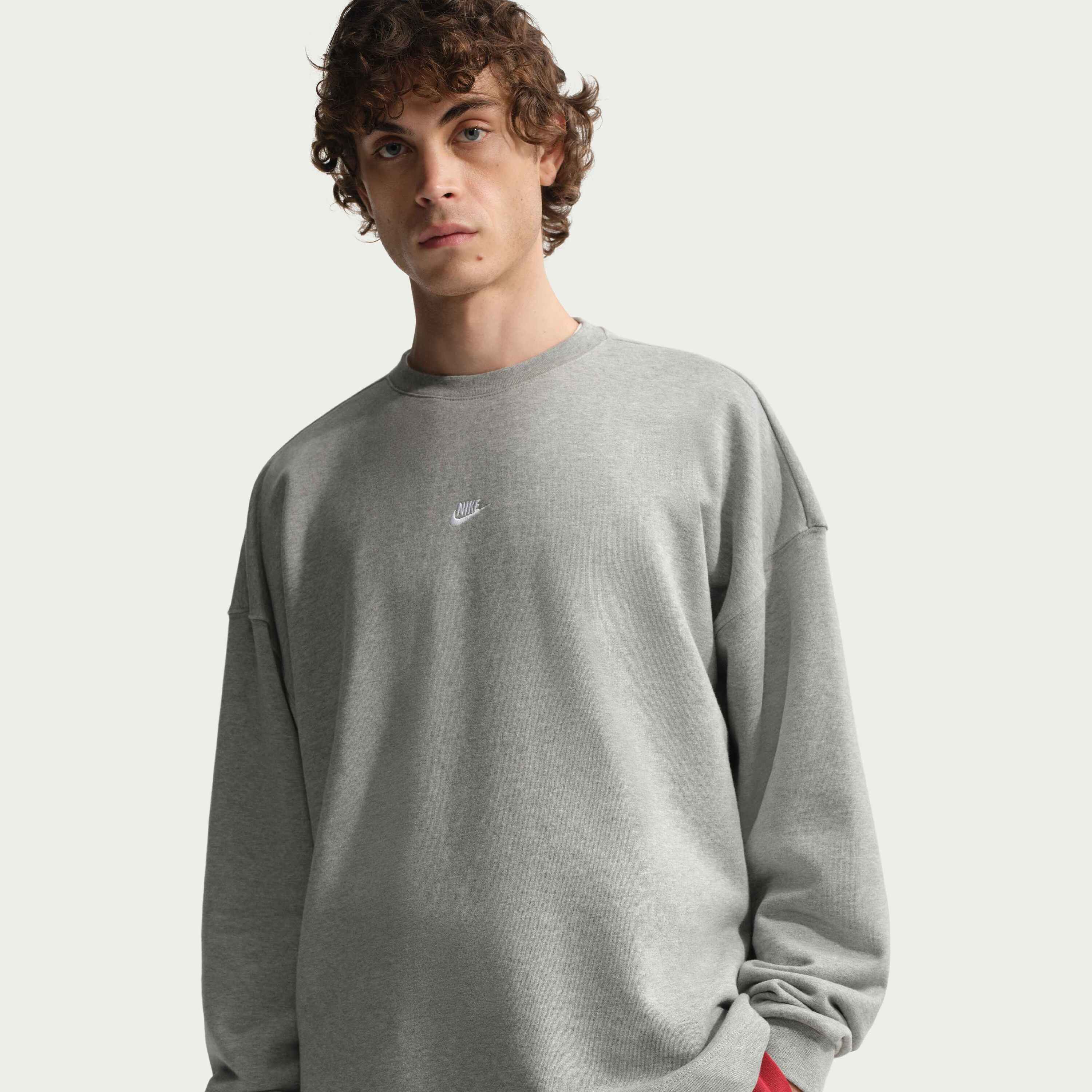 Nike, M CLUB FRENCH TERRY OVERSIZED CREW, Product 0