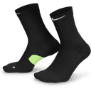 U Nike Running Midweight Crew Socks, Black