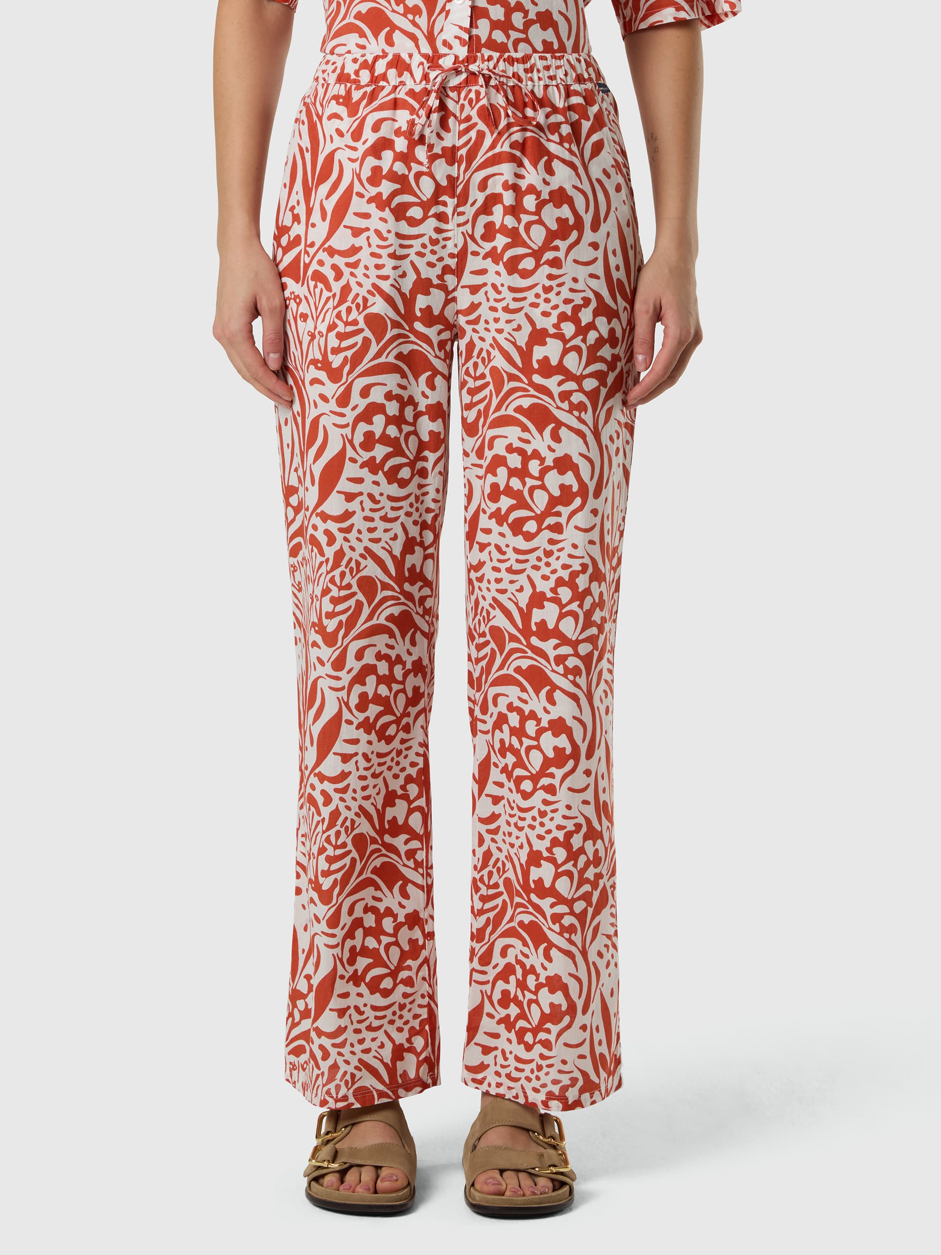 north sails, North Sails Muslin Shorts With Coral Print, Product 0