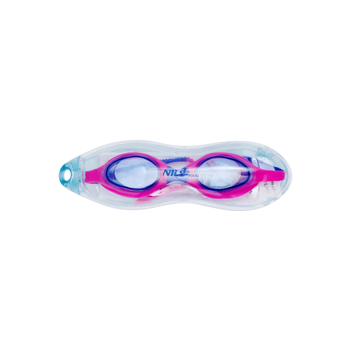 northix, Kids Swimming Goggles, Pink/blue, Anti-fog, Uv Protection, Detail 1
