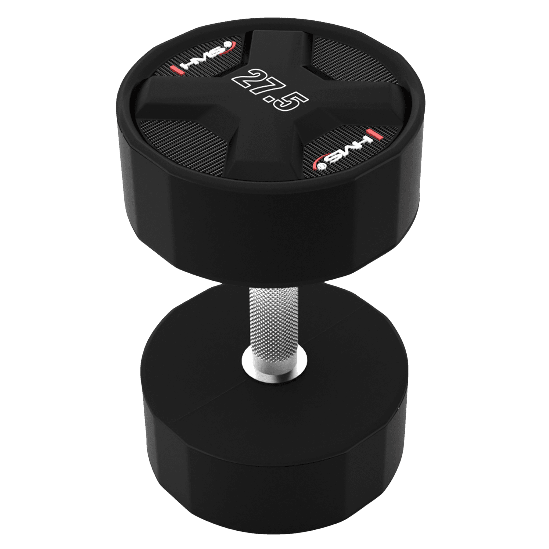 northix, 27.5 Kg Polyurethane Dumbbell – Durable Fitness Equipment, Detail 1