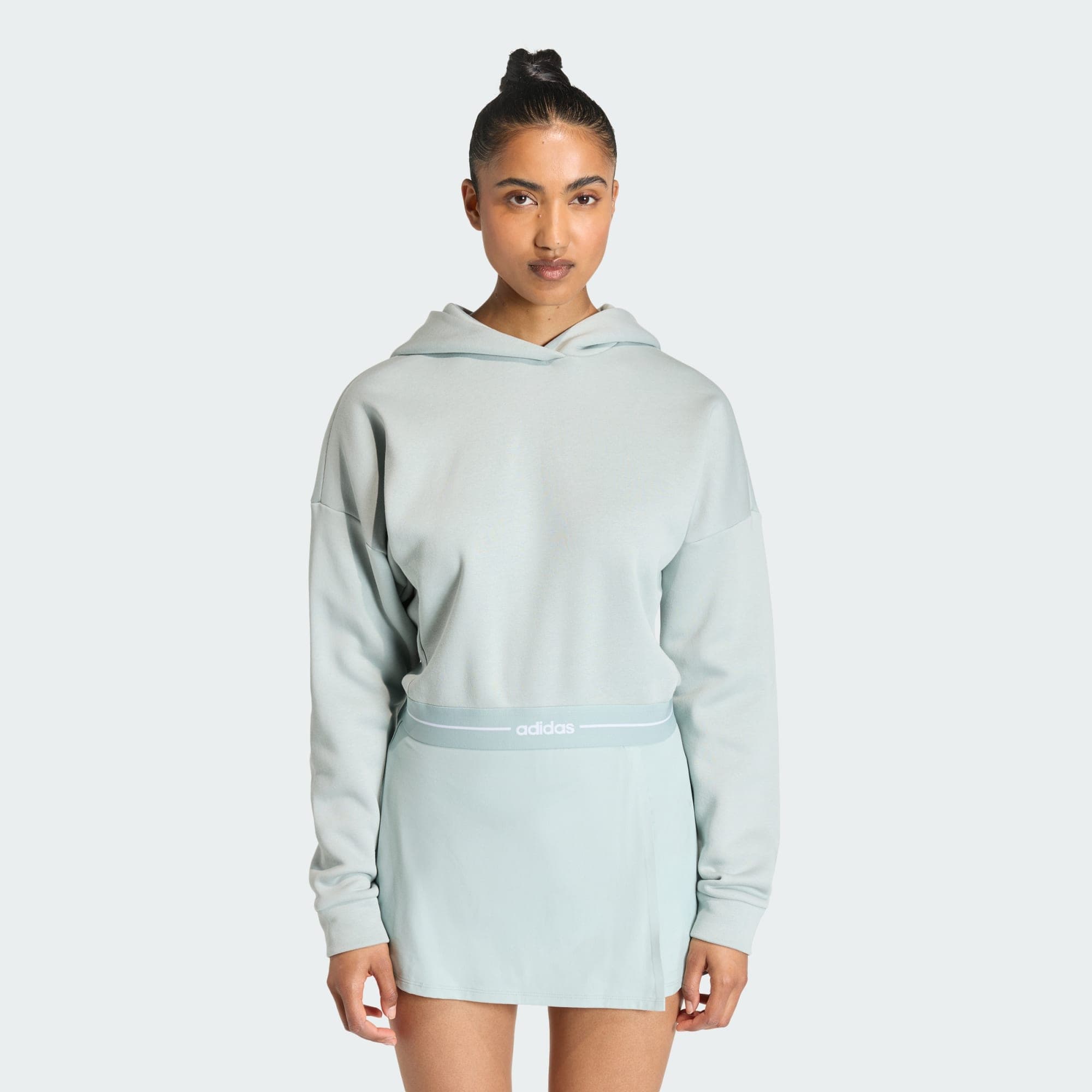Adidas, Adidas Hyperglam Hoodie I Crop-modell, Model 1