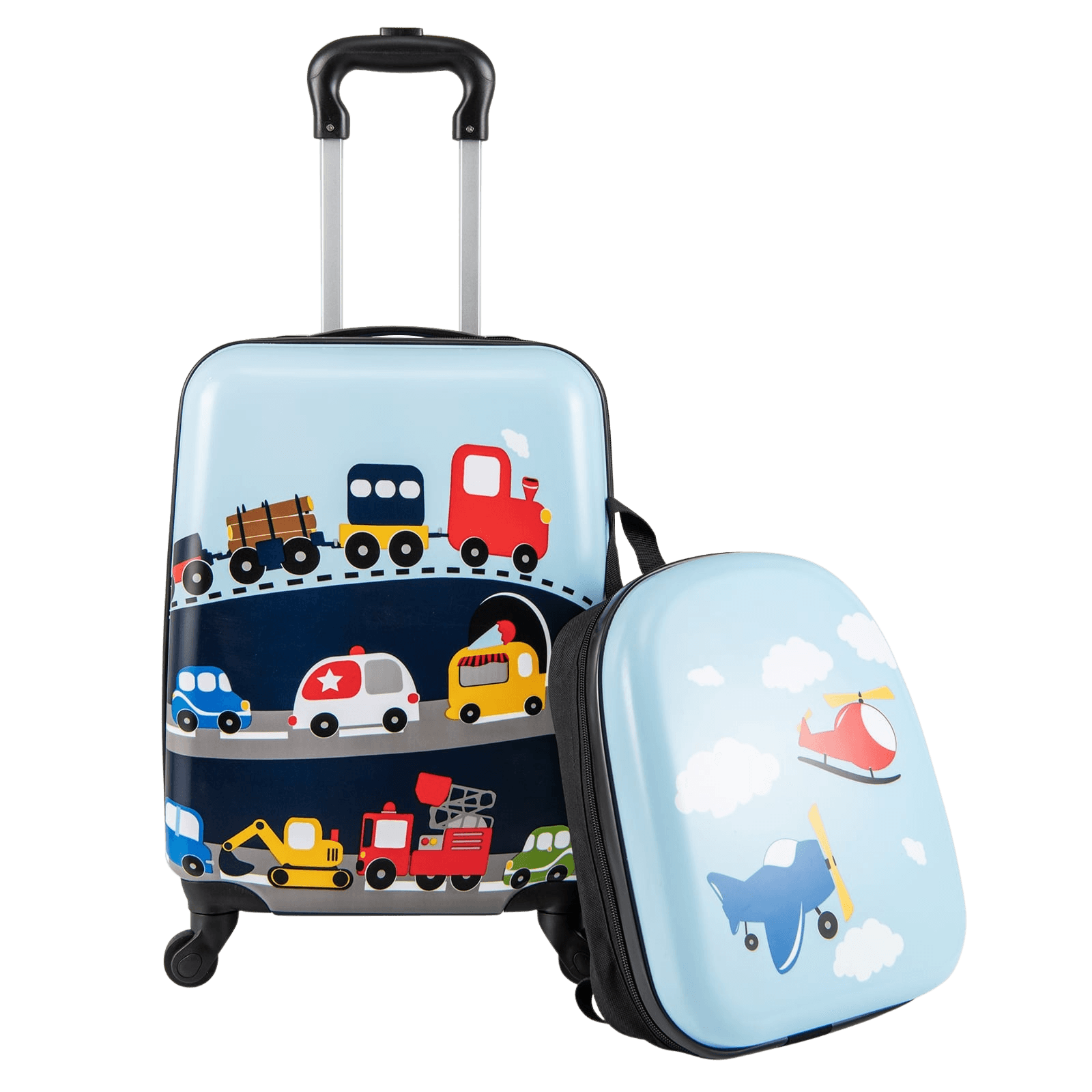 northix, Kids Luggage Set With Wheels – 17" Suitcase 13" Backpack, Product 0
