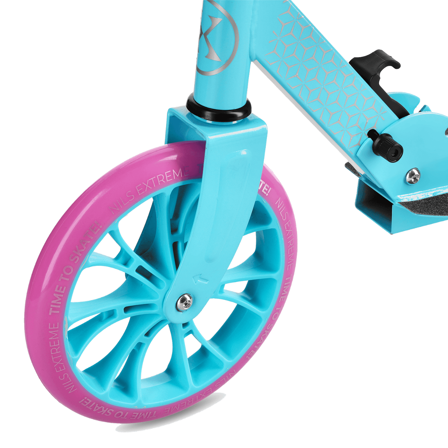 northix, Blue Kick Scooter – Adjustable Height, Foldable Design, Detail 1