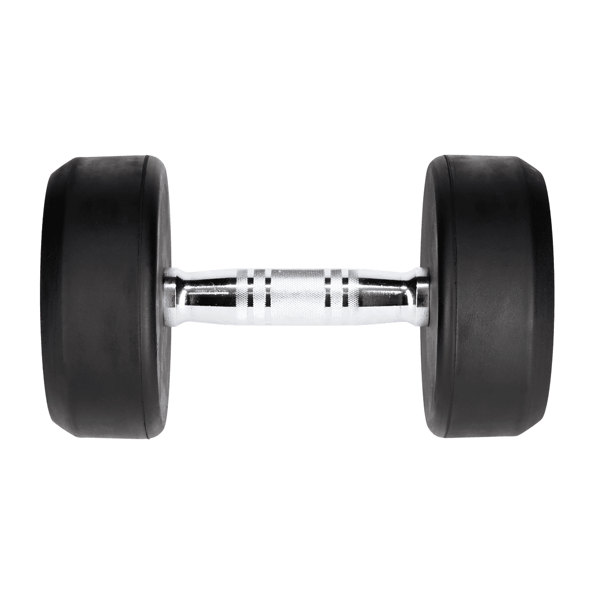 northix, 12 Kg Rubber Dumbbell – Home Gym Equipment, Detail 1