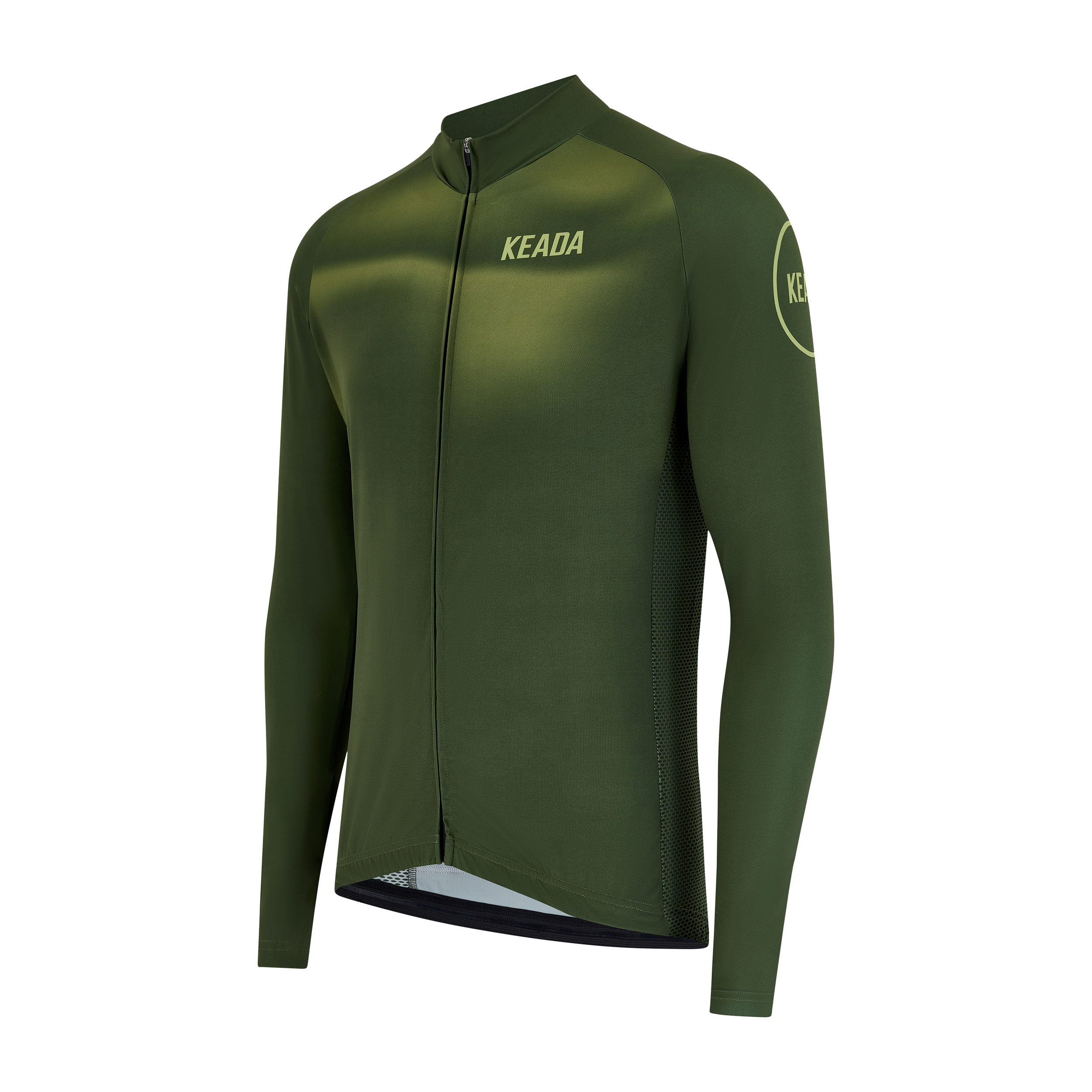 keada sports, Mens Long Sleeved Cycling Jersey - Onwards Four, Detail 1