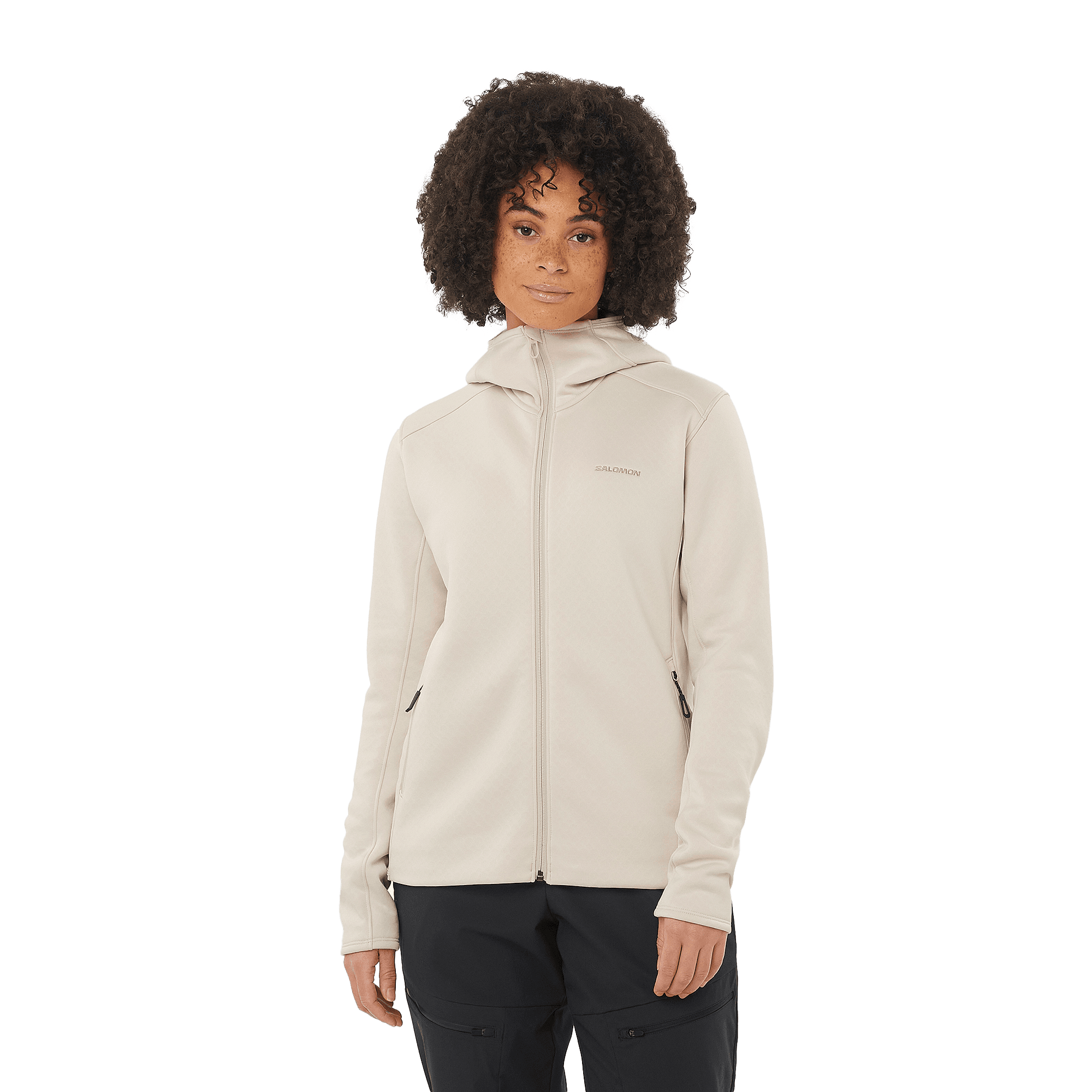SALOMON, Sntial Midfleece Fz Hd W, Model 1