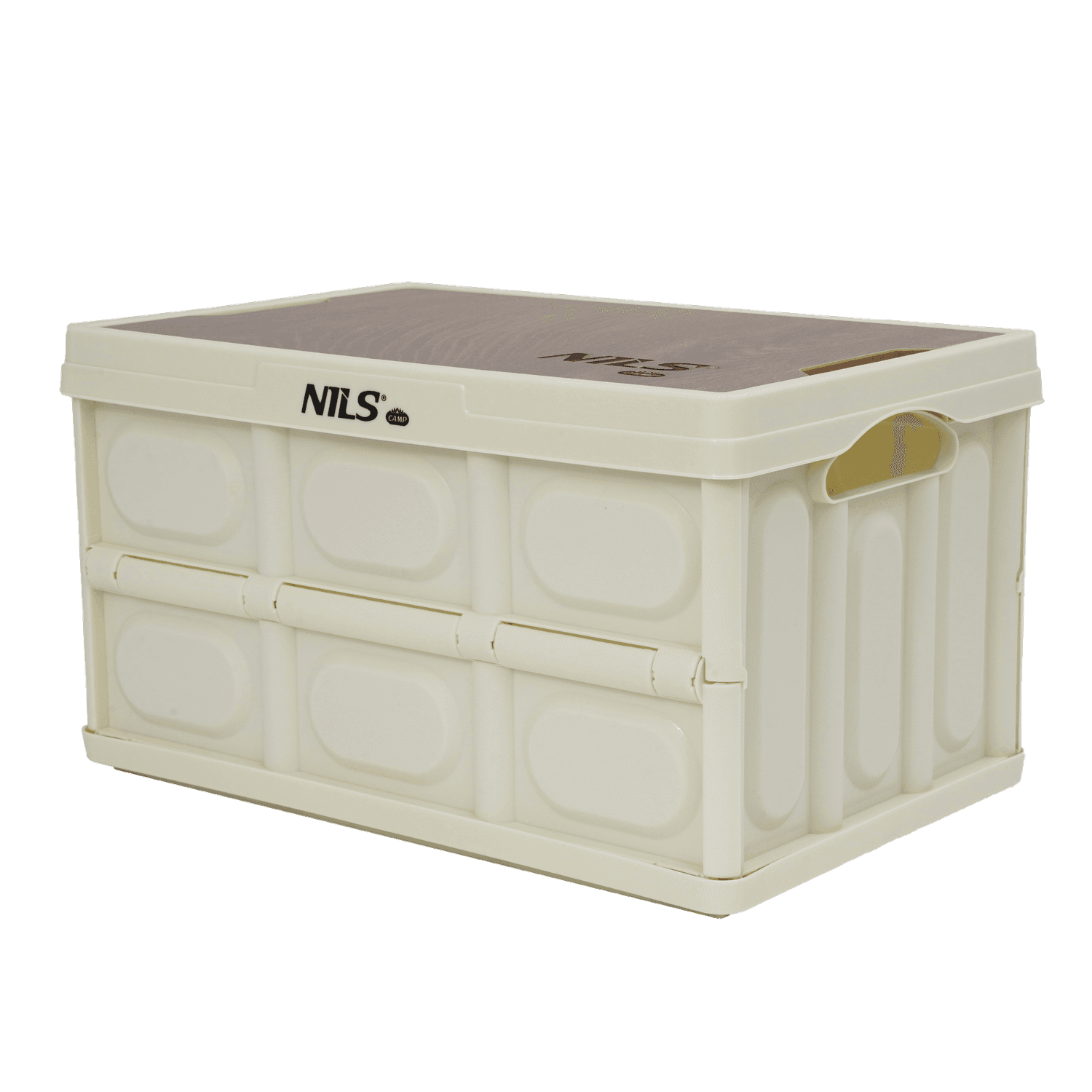 northix, Folding Camping Box With Lid, 15l, White, Product 0