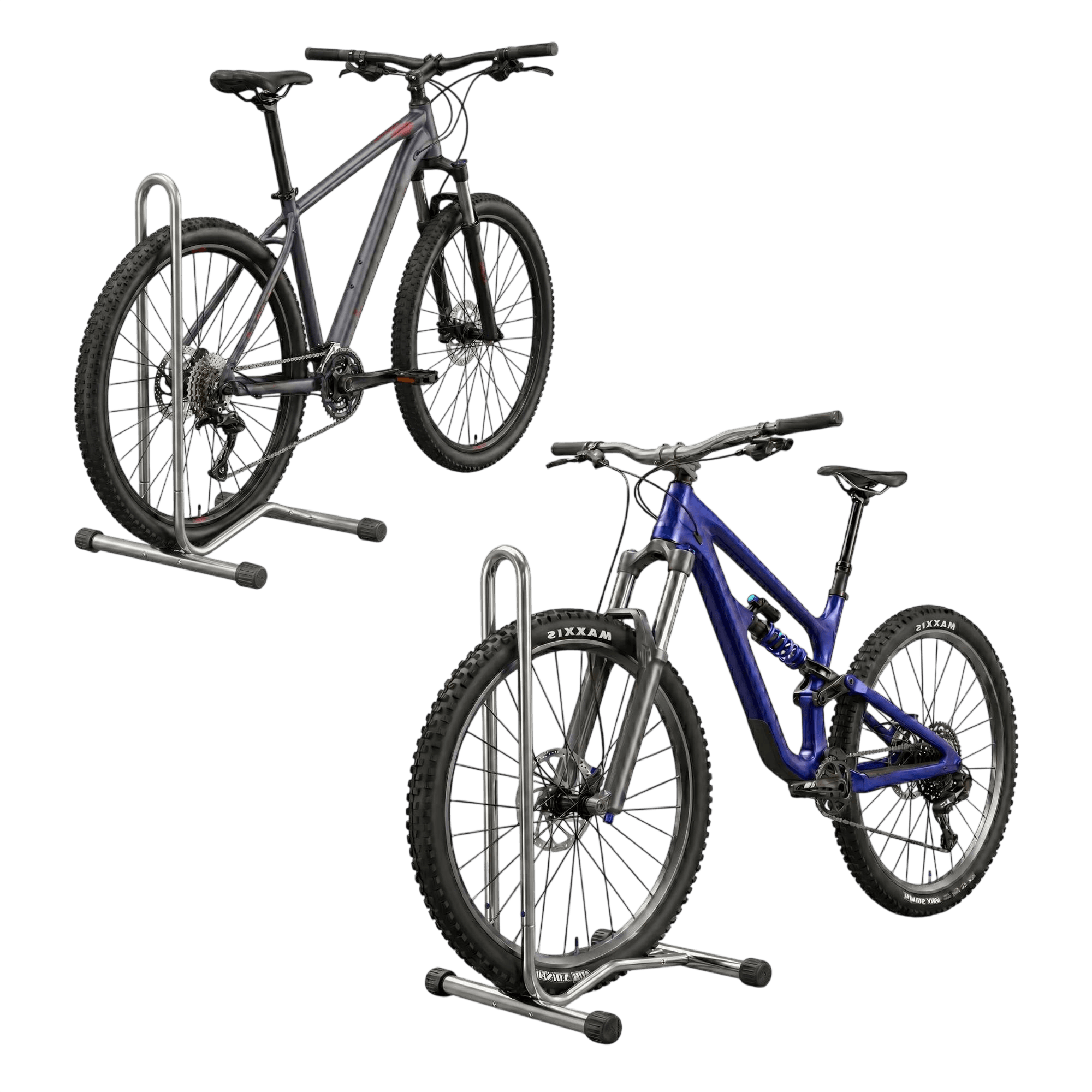 northix, Bike Stand For E-bikes, Steel Floor Stand, Non-slip Feet, Detail 1