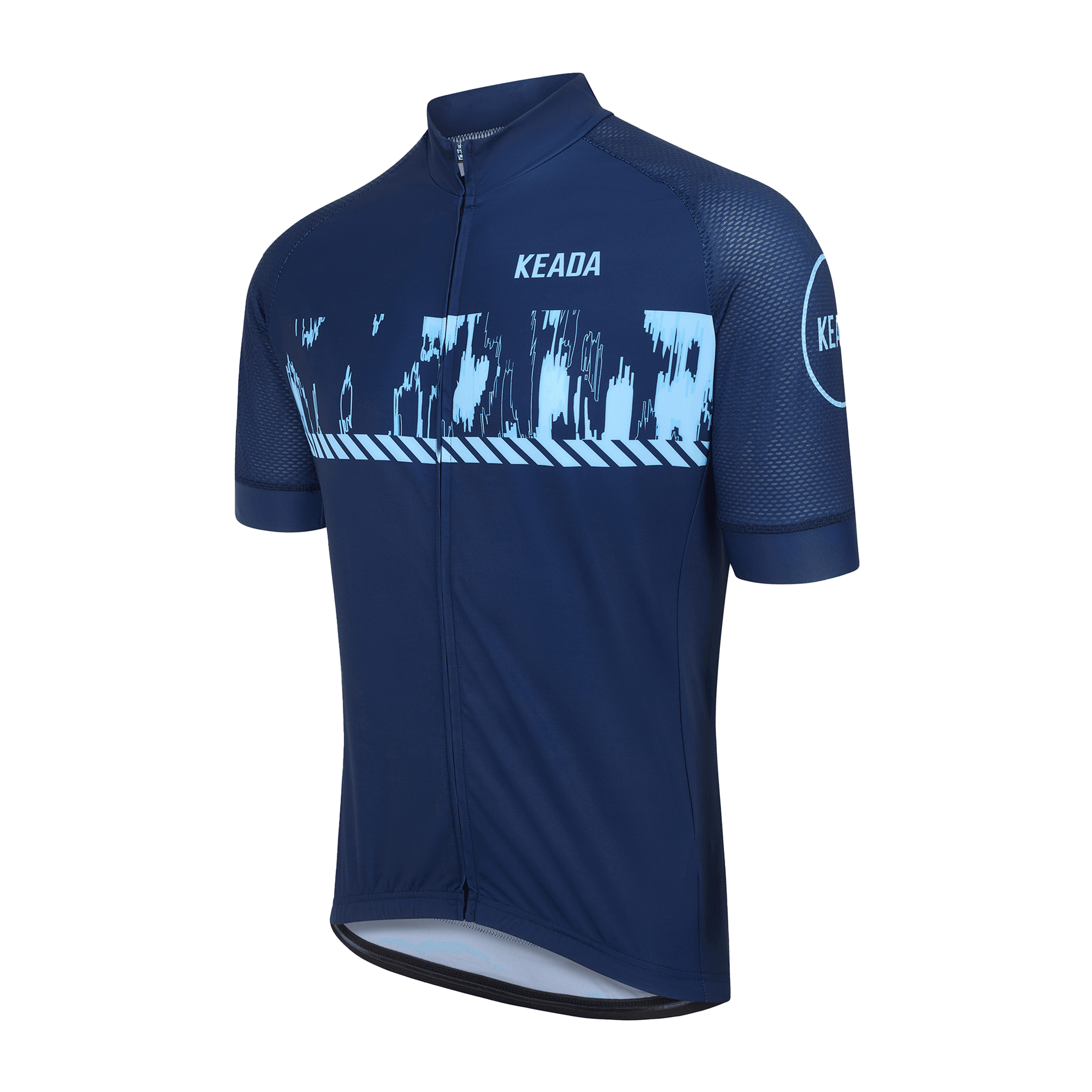 keada sports, Womens Short Sleeved Cycling Jersey - Signal One, Detail 1