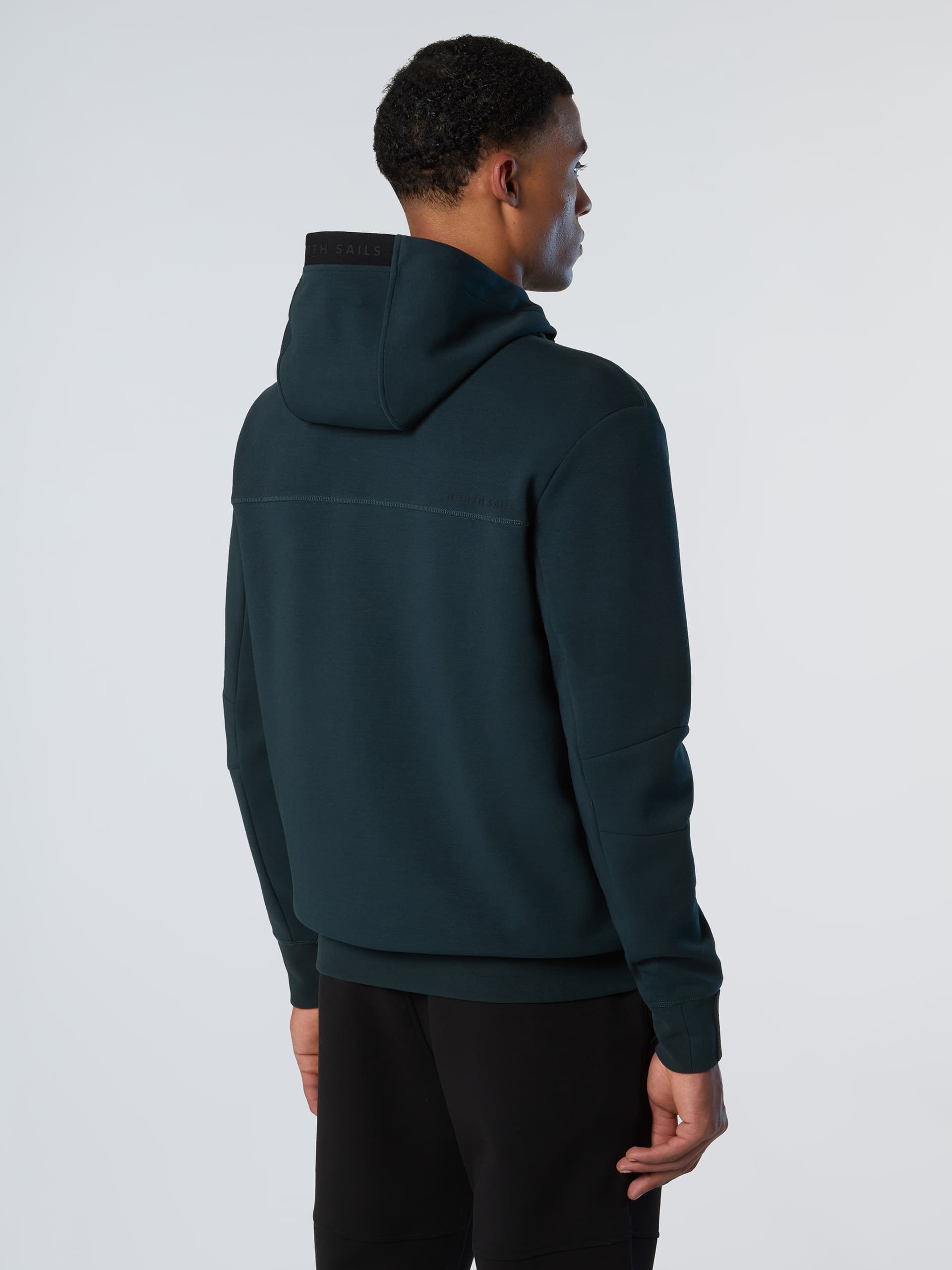 north sails, North Sails Sweatshirt Scuba Fabric With Full-zip, Model 1