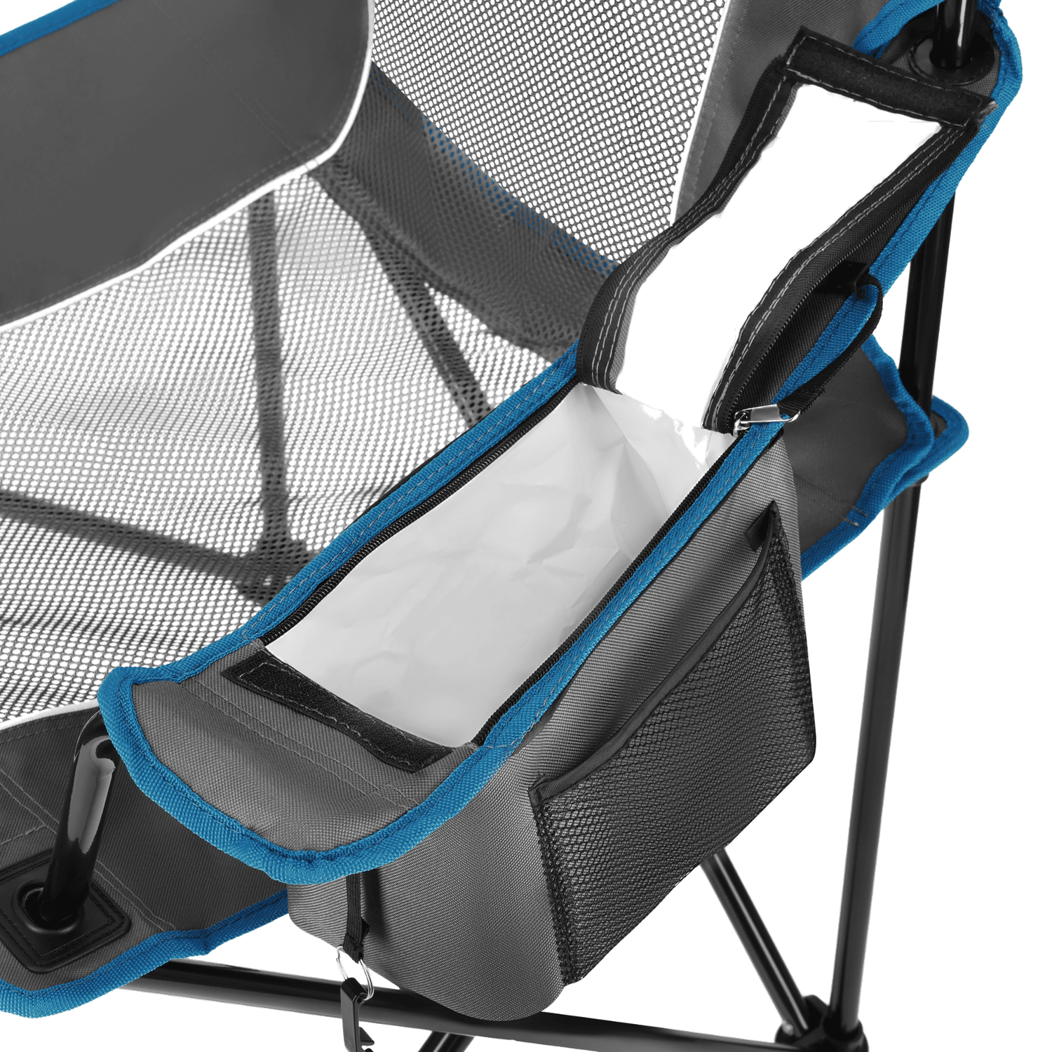 northix, Tourist Chair, Gray, Foldable, Lightweight, Detail 1