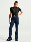 NIKE ONE WOMEN'S HIGH-WAISTED FLARE, Blue