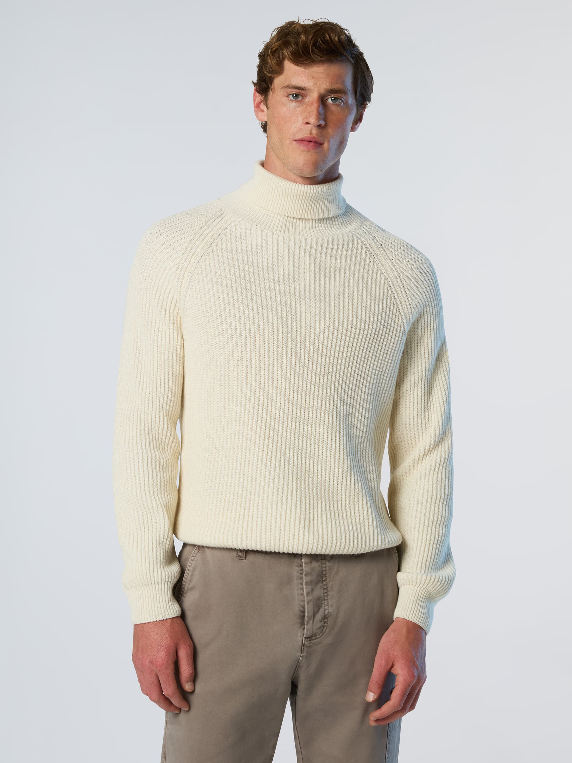 north sails, North Sails Sweater Fisherman's Rib Turtle-neck, Product 0