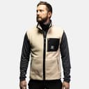 Bn306 Pile Vest Men, White