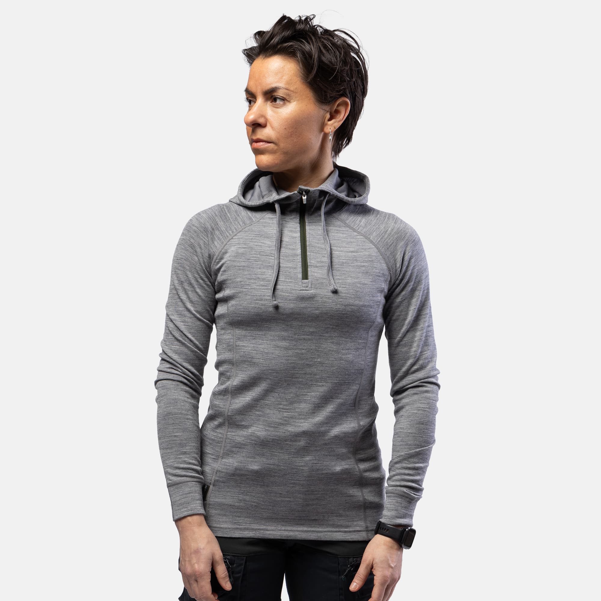 beyond nordic, Bn105 Merino Half Zip Hoodie Women´s, Product 0