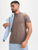 M REGULAR FIT TEE, Beige