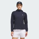 Adidas Ultimate365+ Course Control Hybrid Jacka Med Huva Och Kvartslång Dragkedja, Blue