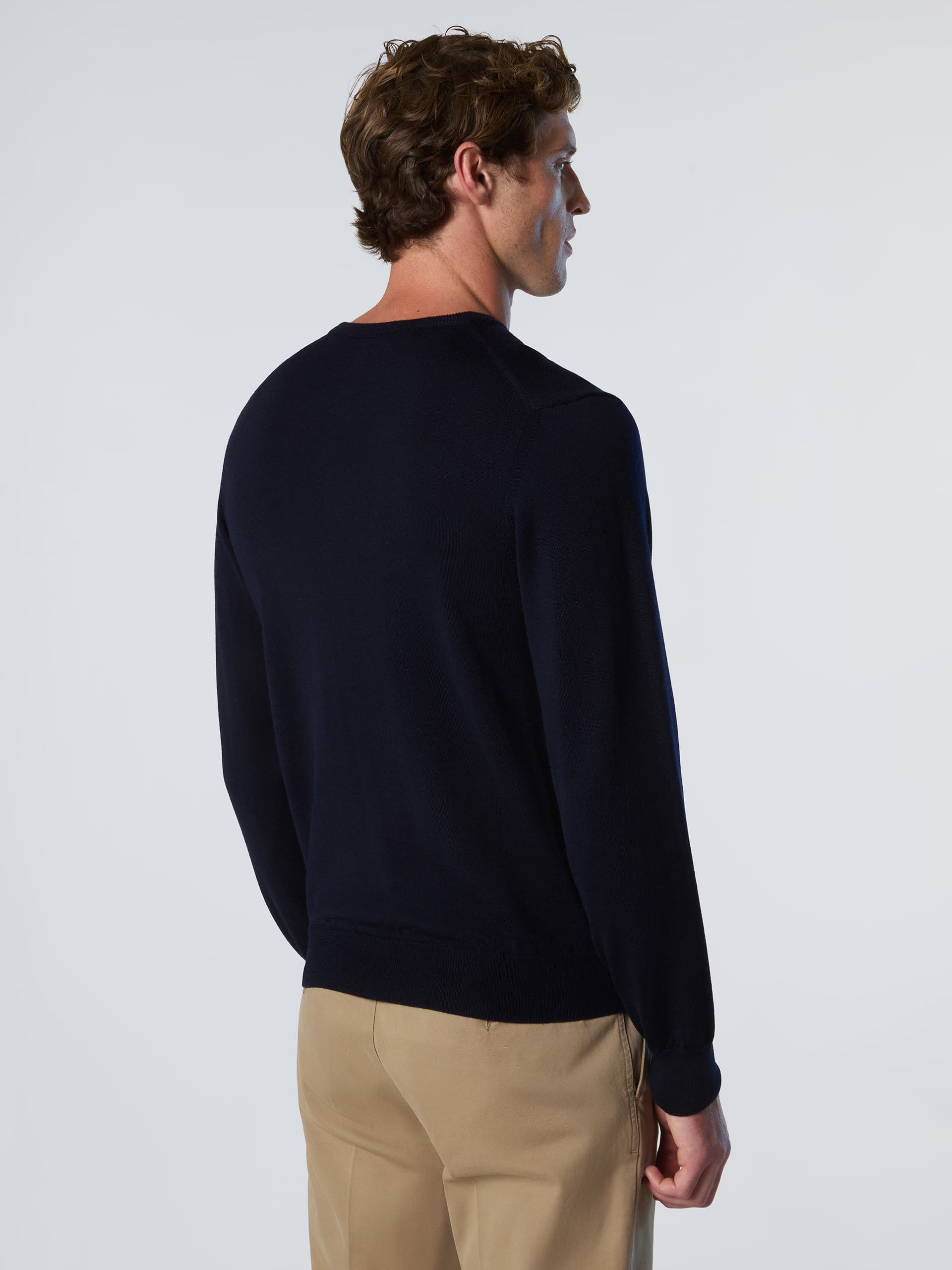 north sails, North Sails Sweater Merino Wool Crew-neck, Model 1