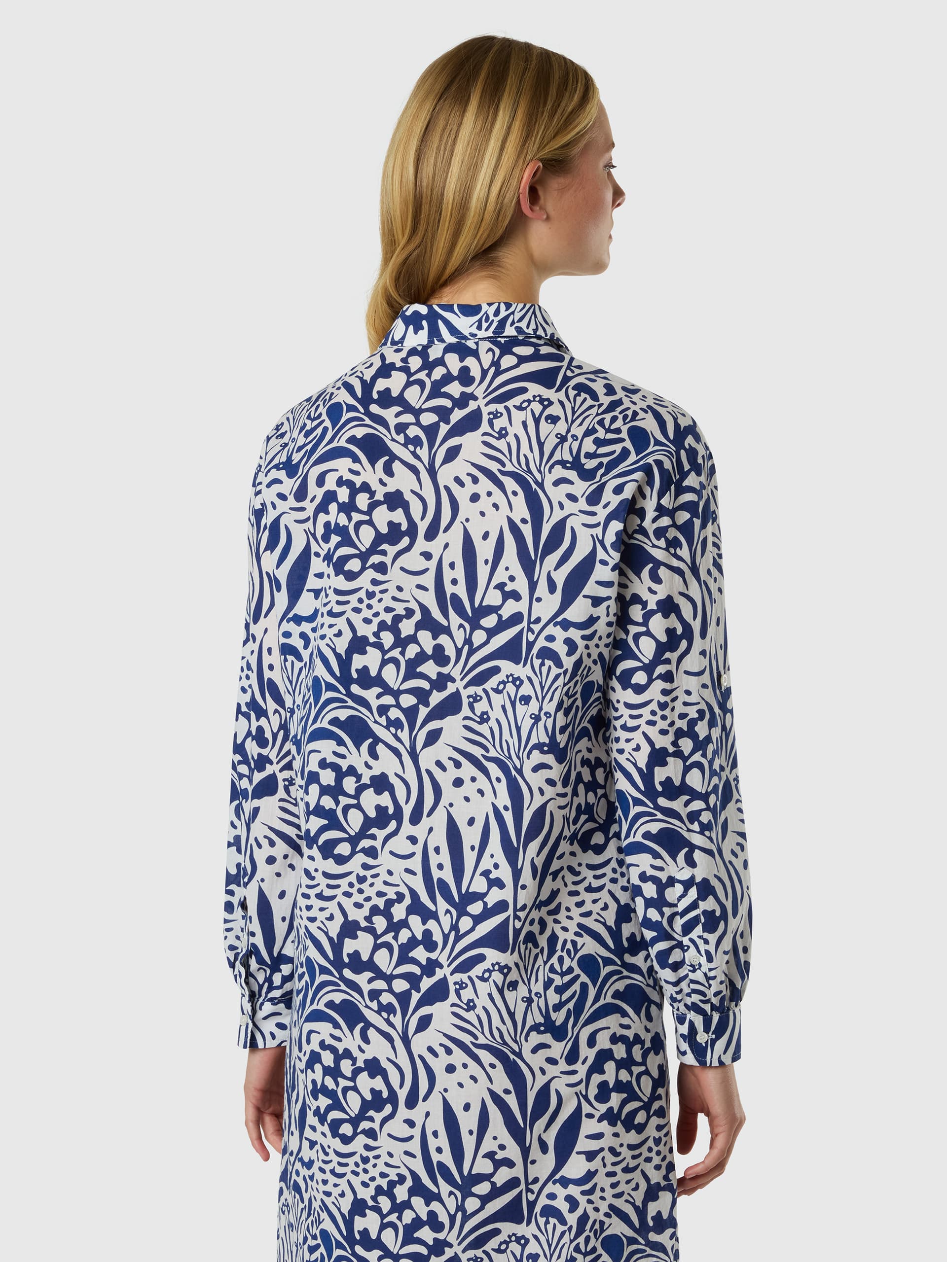 north sails, North Sails Muslin Dress With Coral Print, Model 1