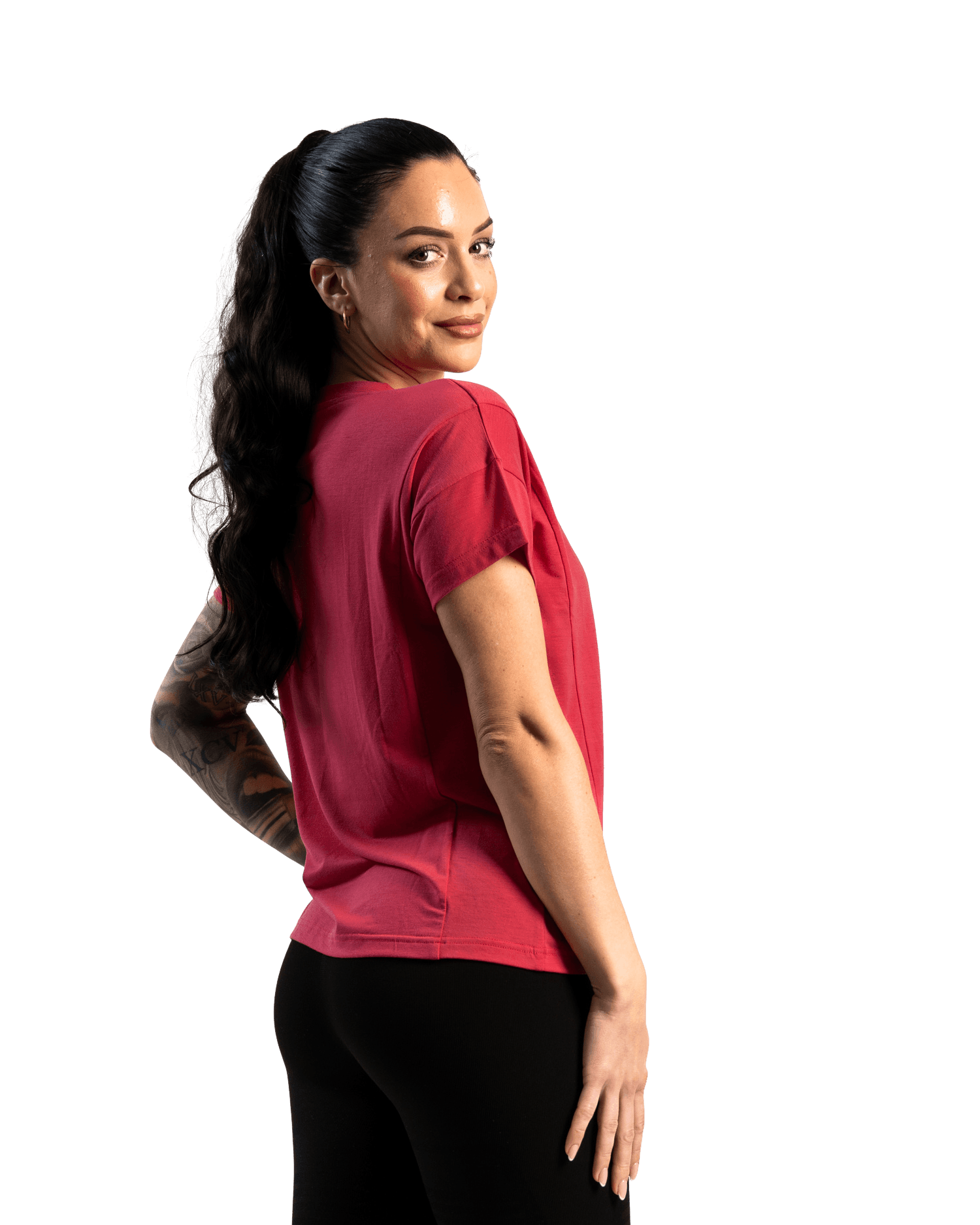 GAVELO, Gavelo Soft Performance Tee Berry, Model 1