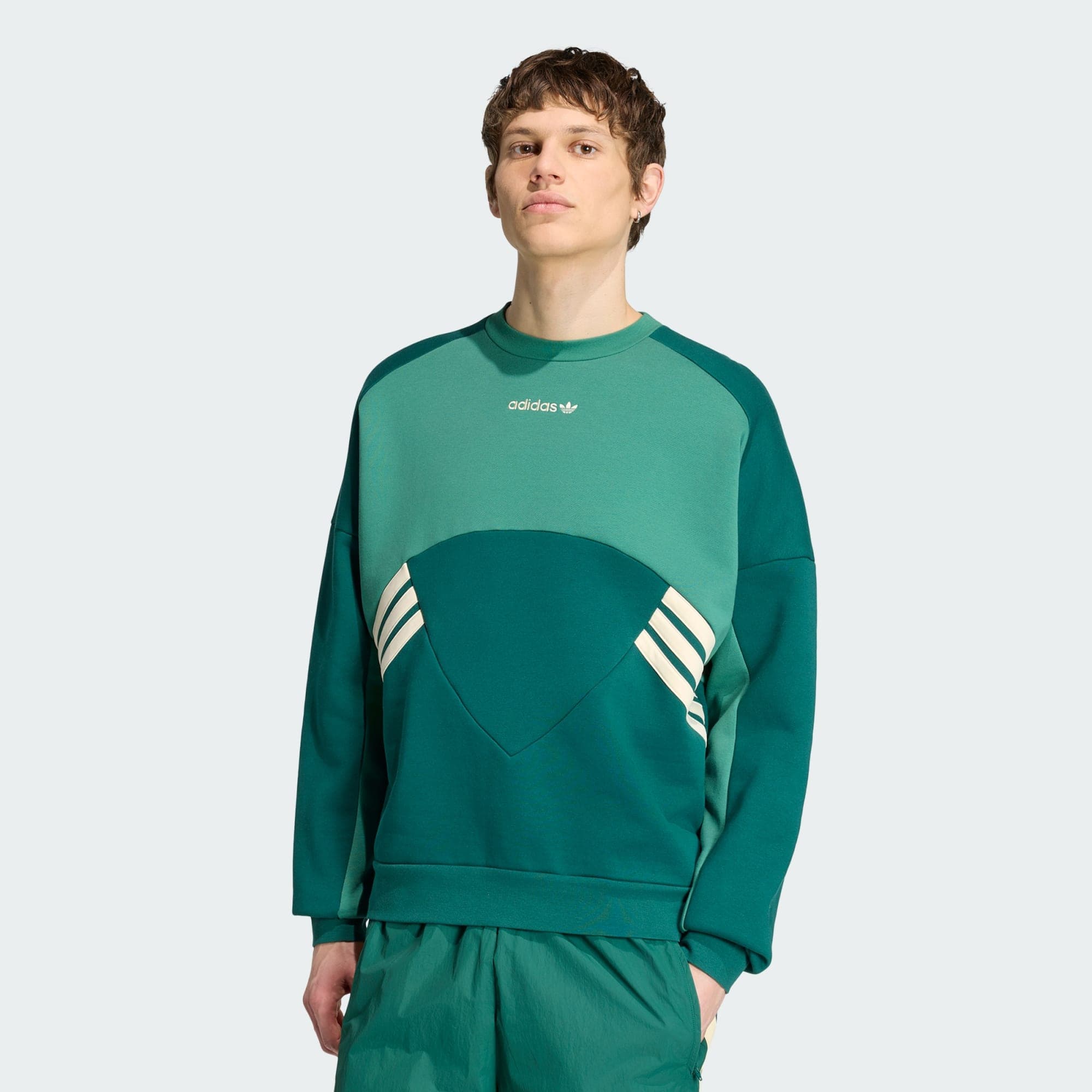 ADIDAS ORIGINALS, Adidas Originals München 93 Tröja Med Rund Hals, Model 1