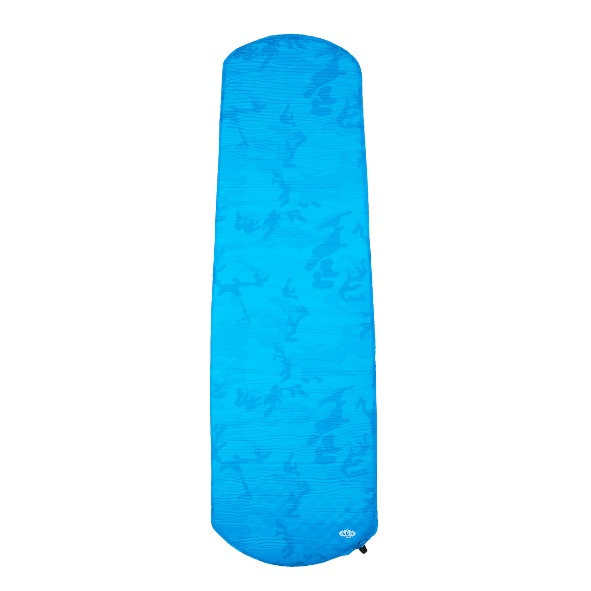 northix, Blue Self-inflating Camping Mat, Compact Portable, Product 0