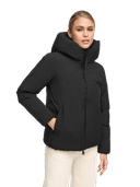 Women Winterjacket Blütenlicht, Black