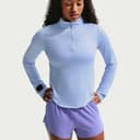 Nike Swift Women'S Dri-Fit Uv 1/2-Z, Blue