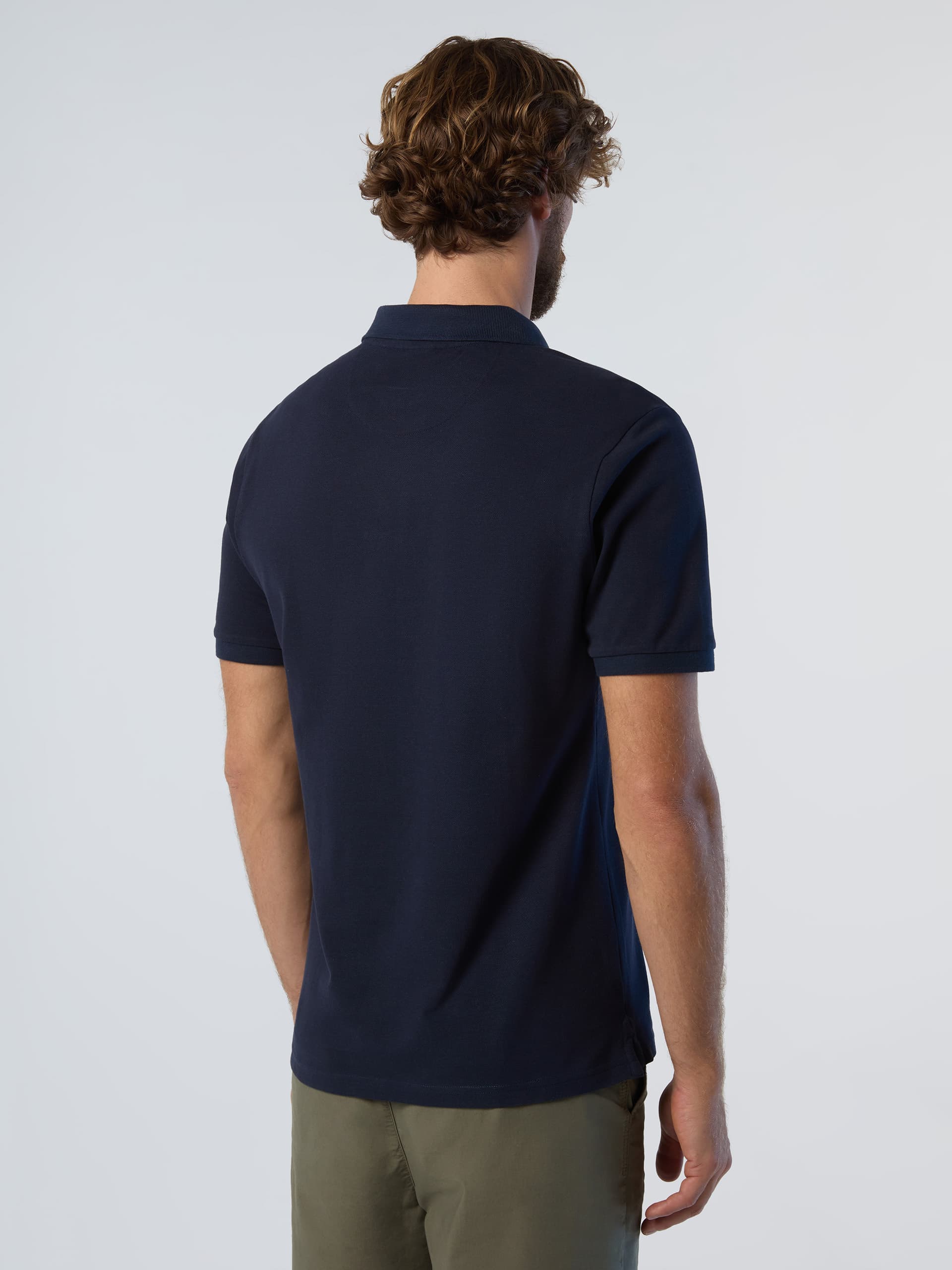 north sails, North Sails Polo Shirt With Logo Patch, Model 1