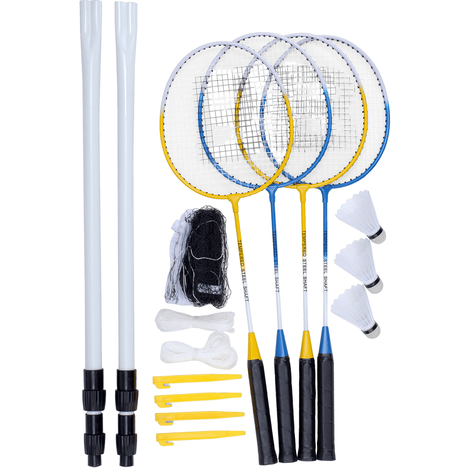 toyrific, Baseline Pro Badminton Set 4 Players, Product 0