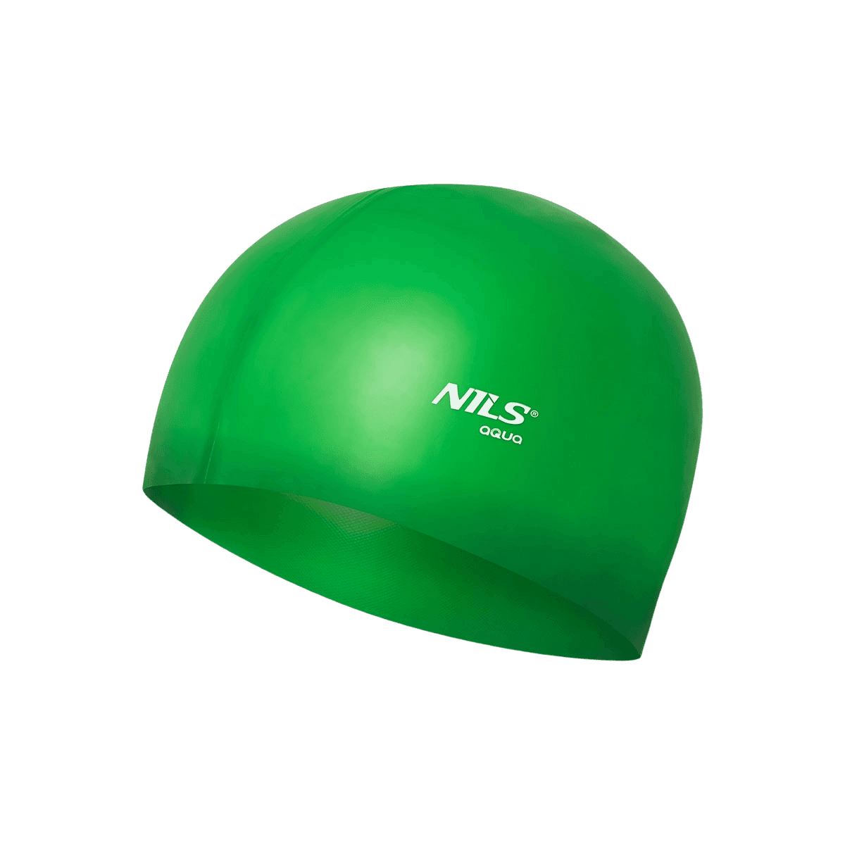 northix, Green Silicone Swimming Cap – Solid Color, Adult Size, Product 0
