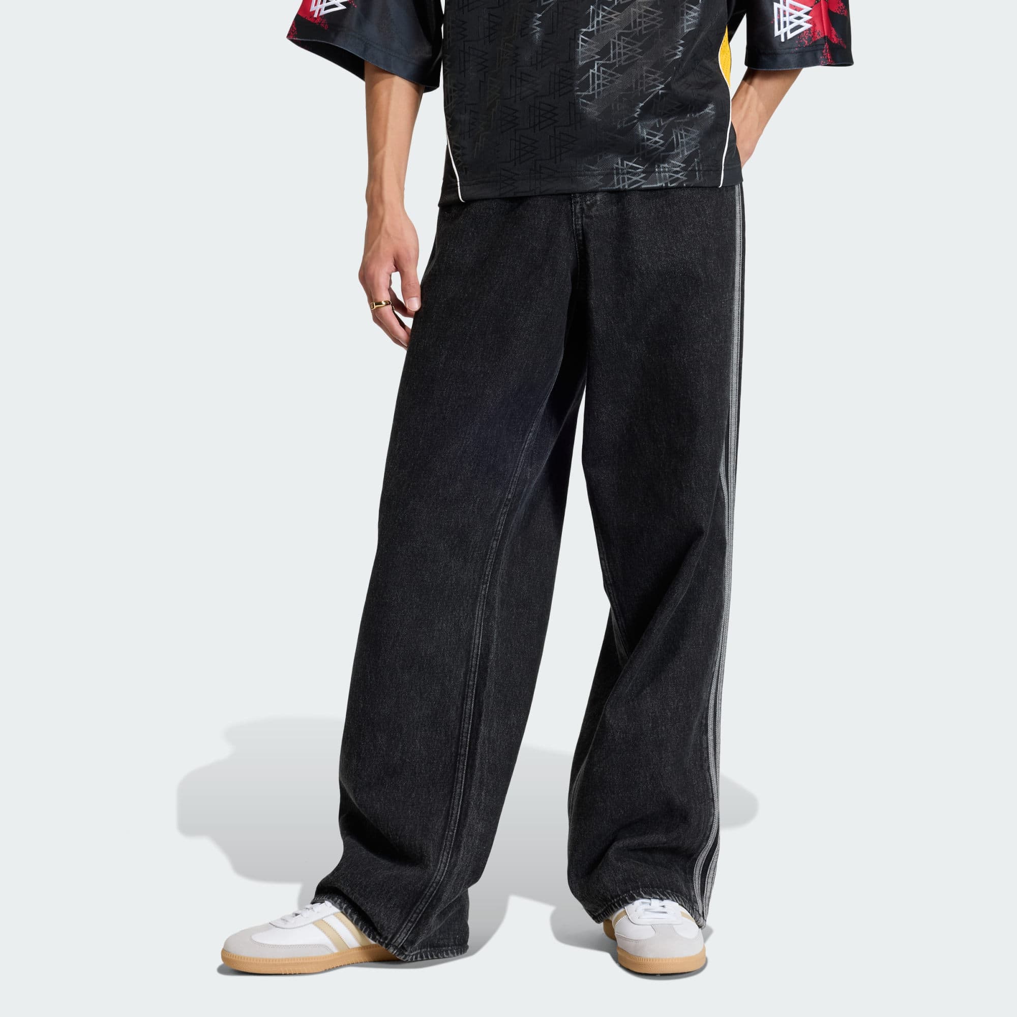 ADIDAS ORIGINALS, Adidas Originals Firebird Adicolor Denimbyxor, Model 1