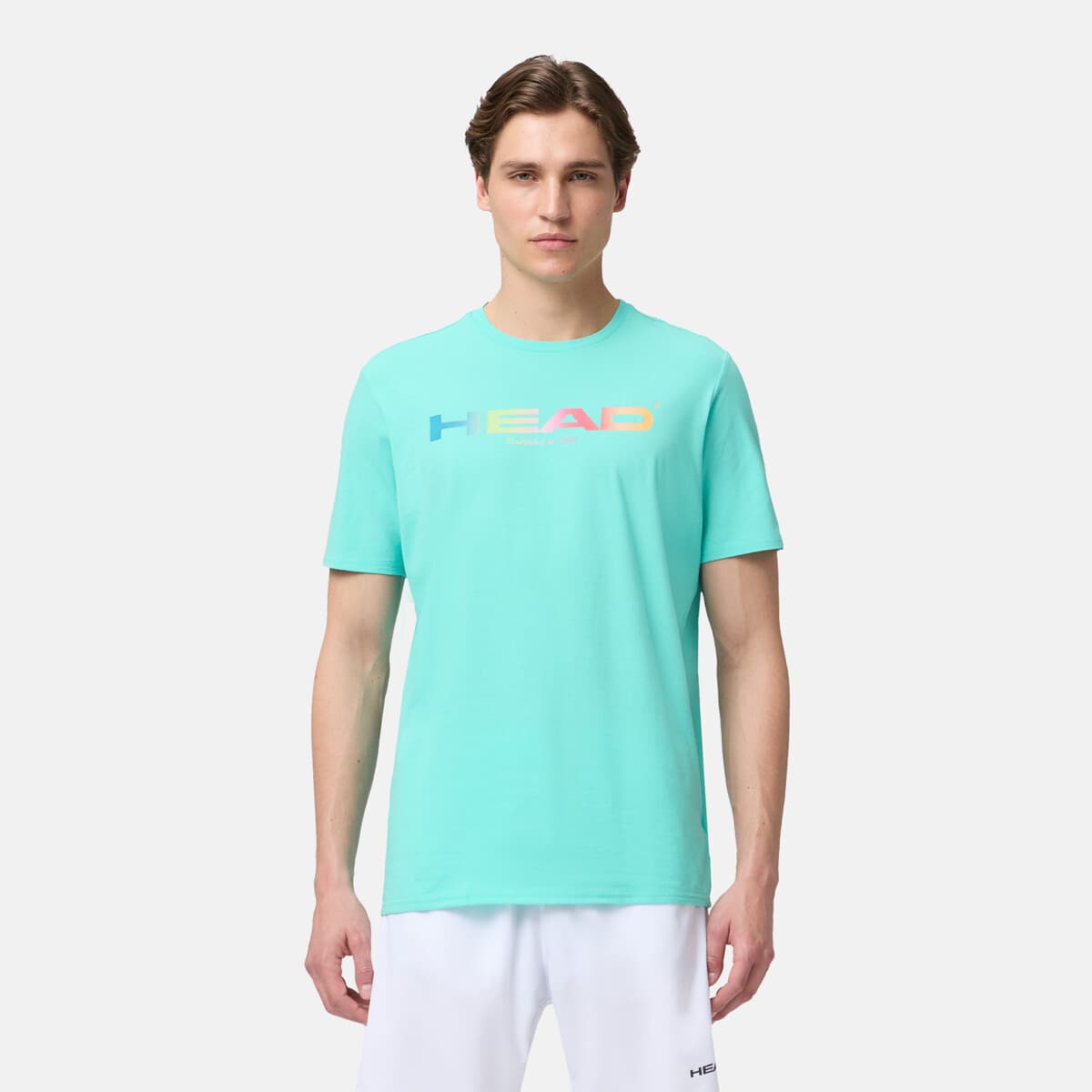 Head, Rainbow Men’s T-shirt, Model 1