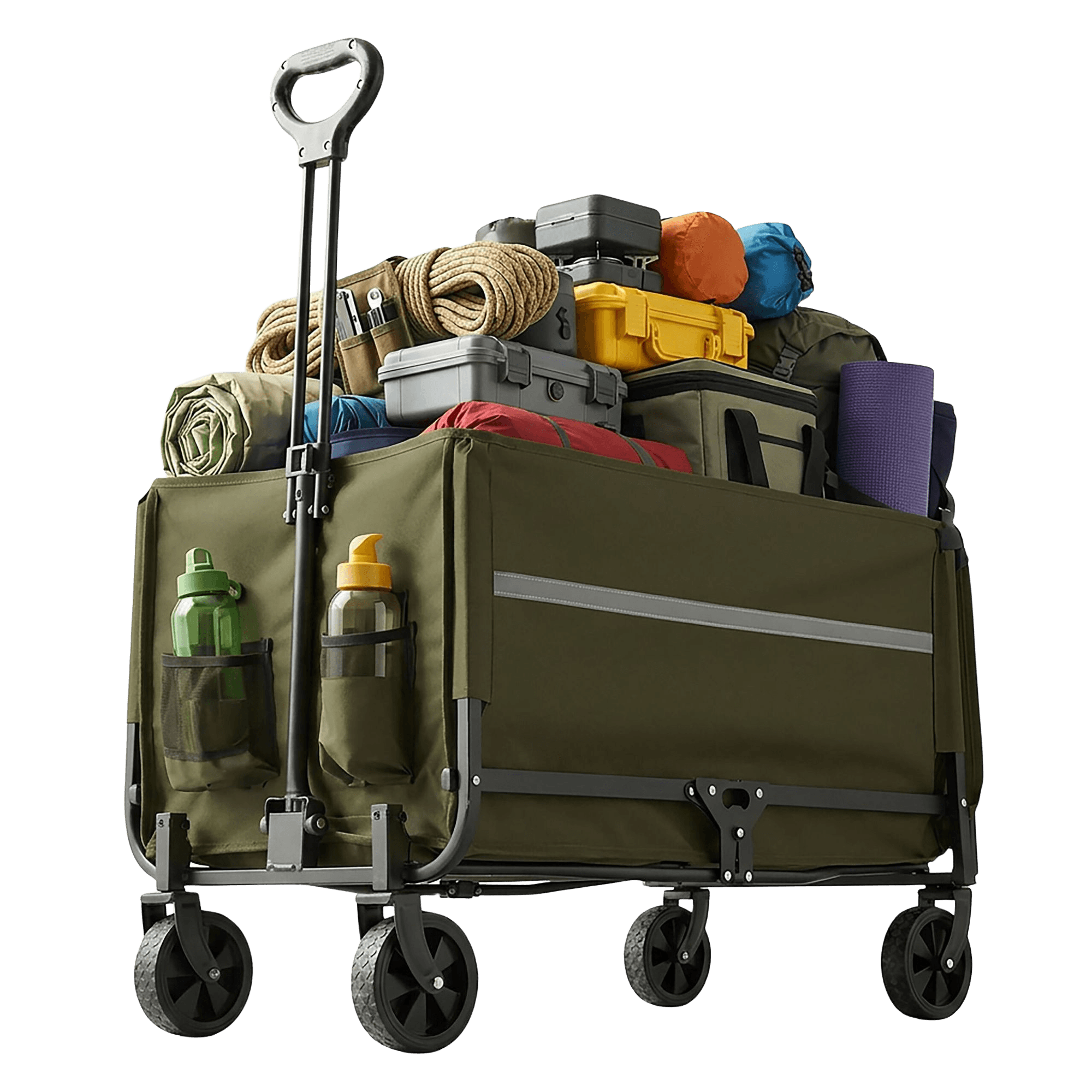 northix, Foldable Wagon With Tailgate – Waterproof, High Capacity, Product 0