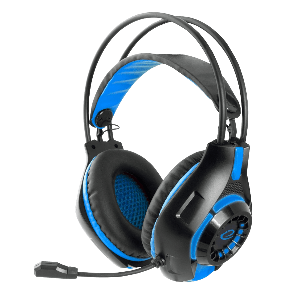 esperanza, Esperanza Gaming Headphones With Microphone Deathstrike Blue, Product 0