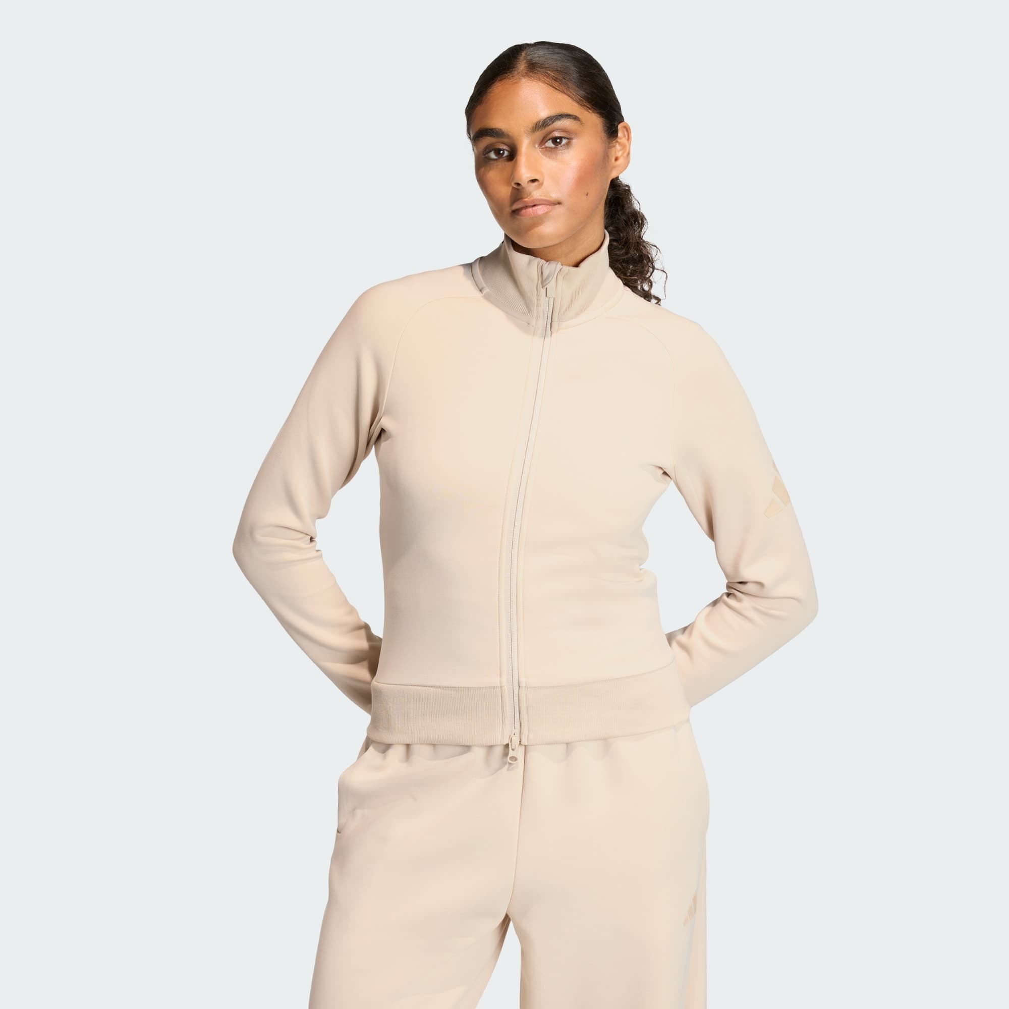 Adidas, Adidas Soft Lux Slim Träningsjacka, Model 1