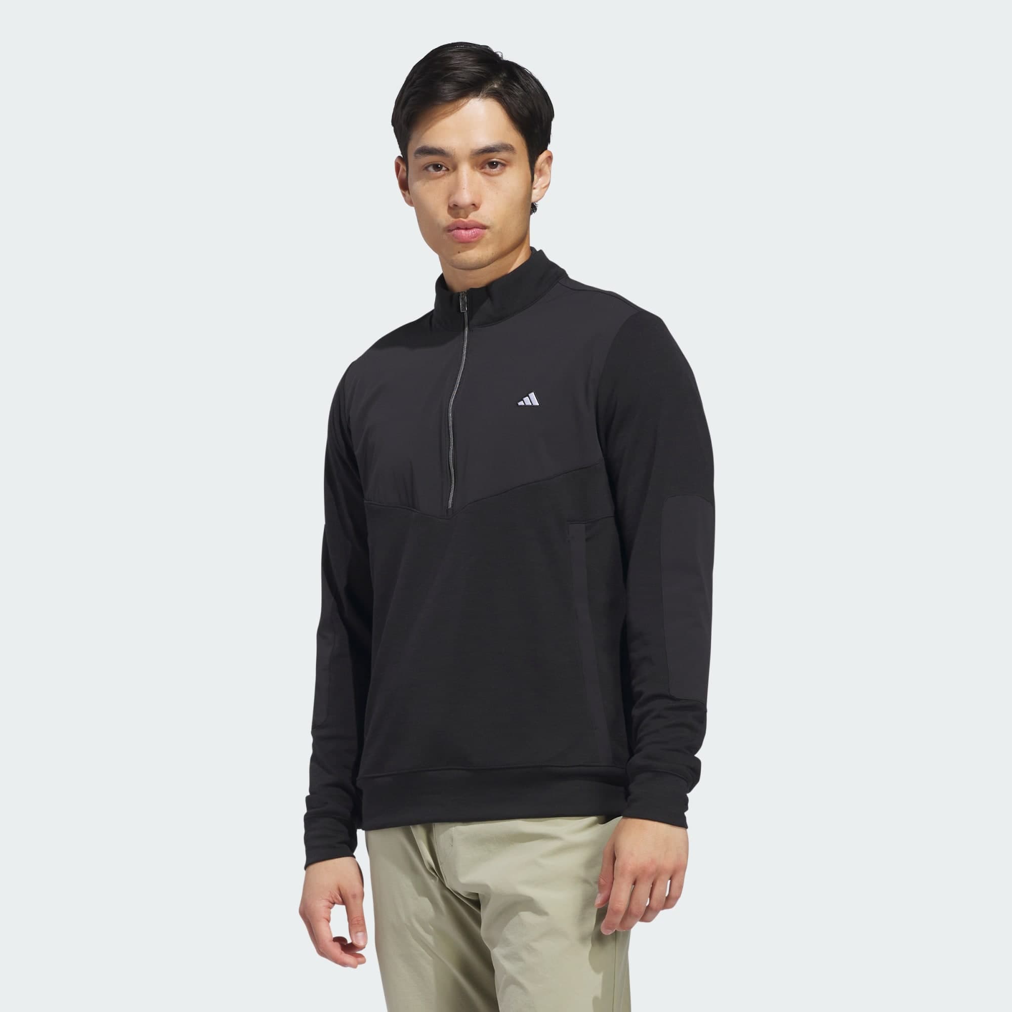 Adidas, Adidas Ultimate365+ Course Control Hybrid Sweatshirt Med Kvartslång Dragkedja, Model 1