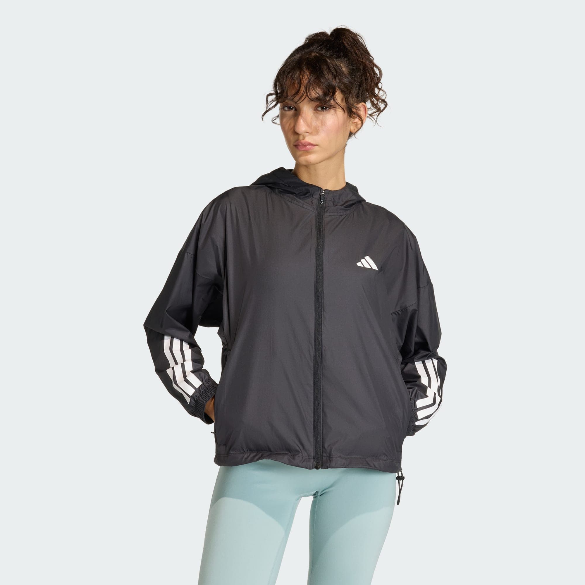 Adidas, Adidas Hyperglam 3-stripes Vindjacka, Model 1