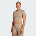 Adidas Workout Essentials Knit Baby T-shirt, Brown