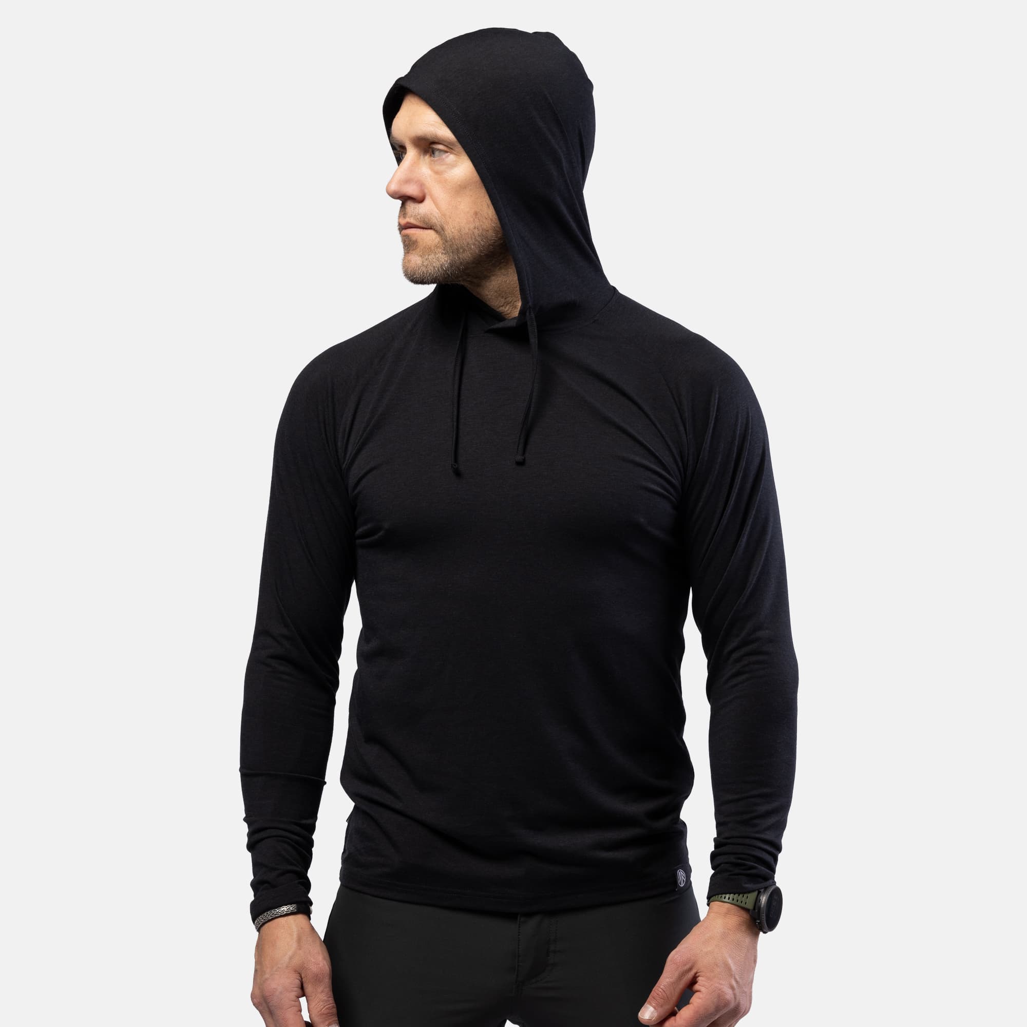 beyond nordic, Bn213 Light Merino Hoodie Men's, Model 1