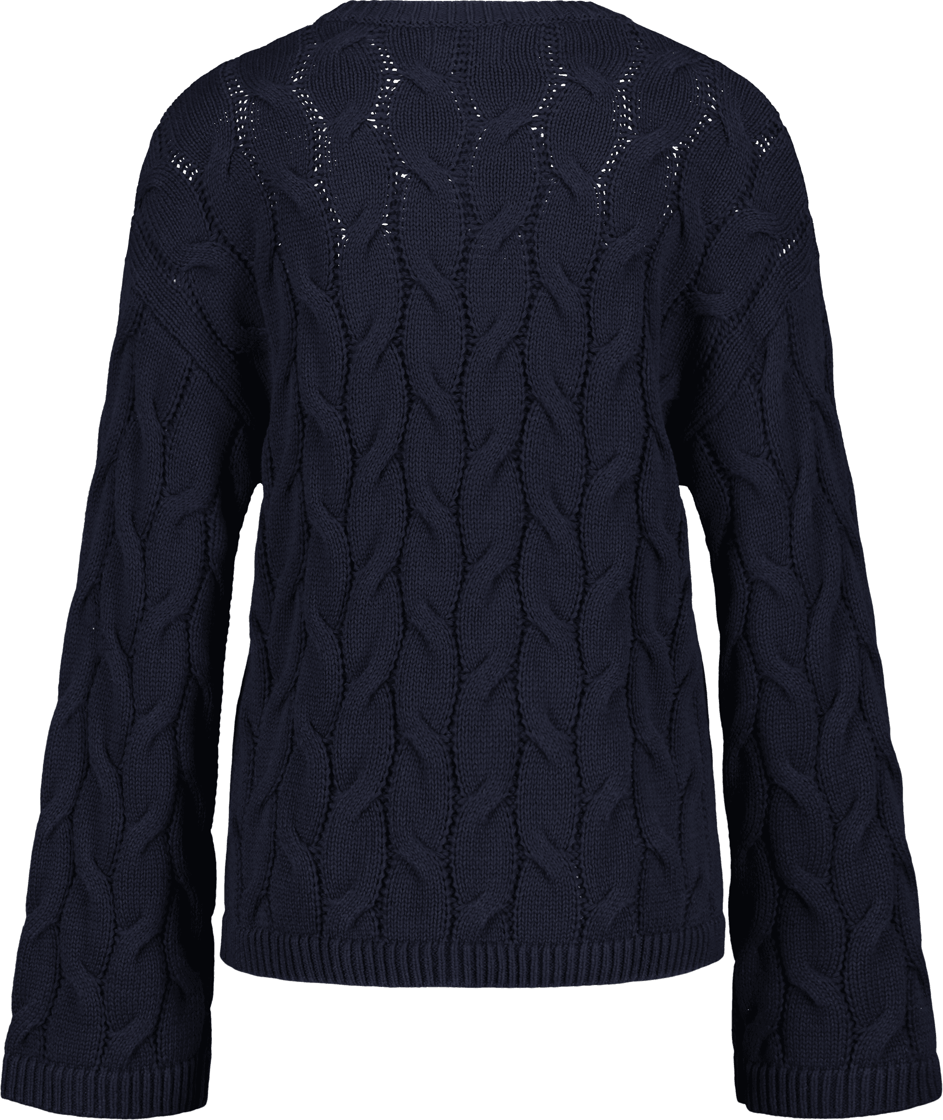Race Marine, W CABLE KNIT SWEATER, Detail 1