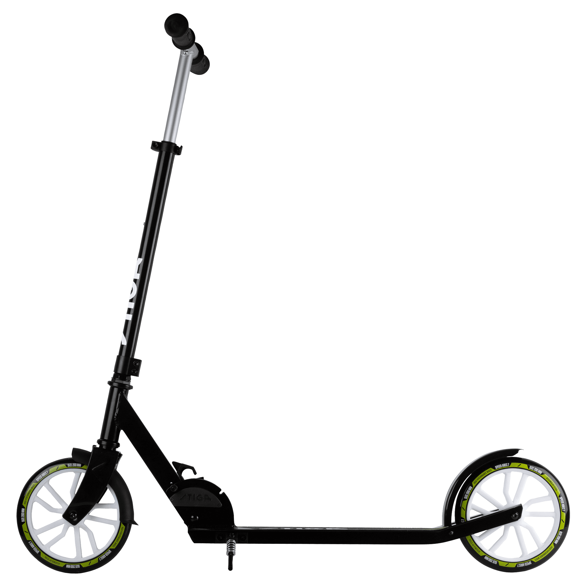 STIGA, Str Kick Scooter Route 200-s Black/lime, Detail 1