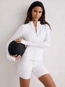 Sense Zip Jacket, White