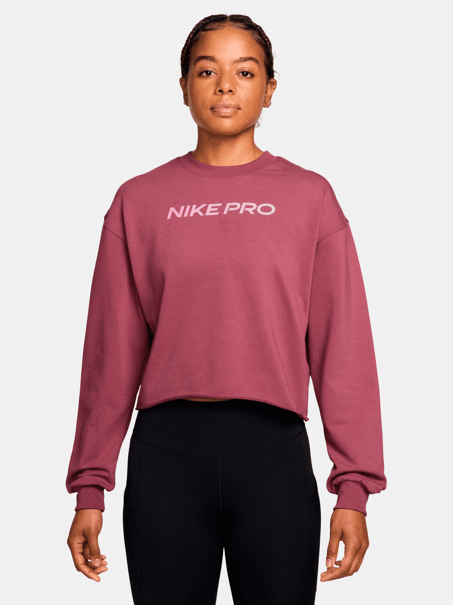 Nike, W NP DF CREW FLC TT GRDNT, Model 1