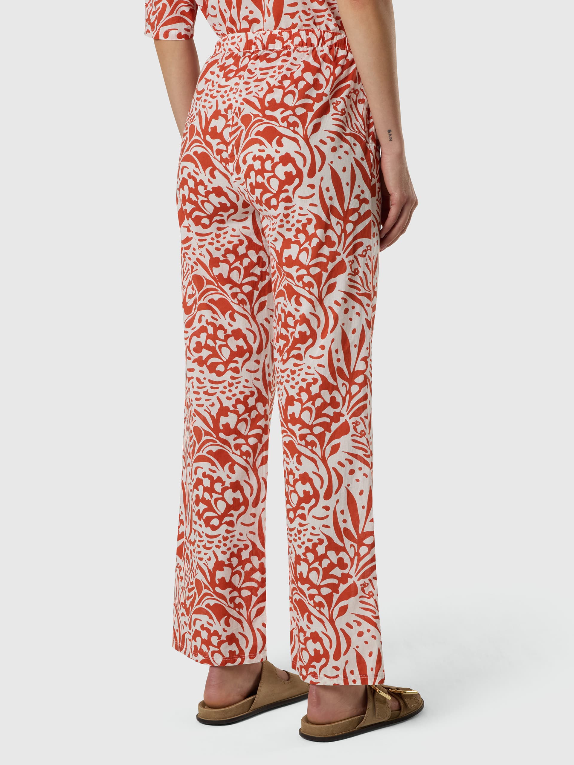 north sails, North Sails Muslin Shorts With Coral Print, Model 1