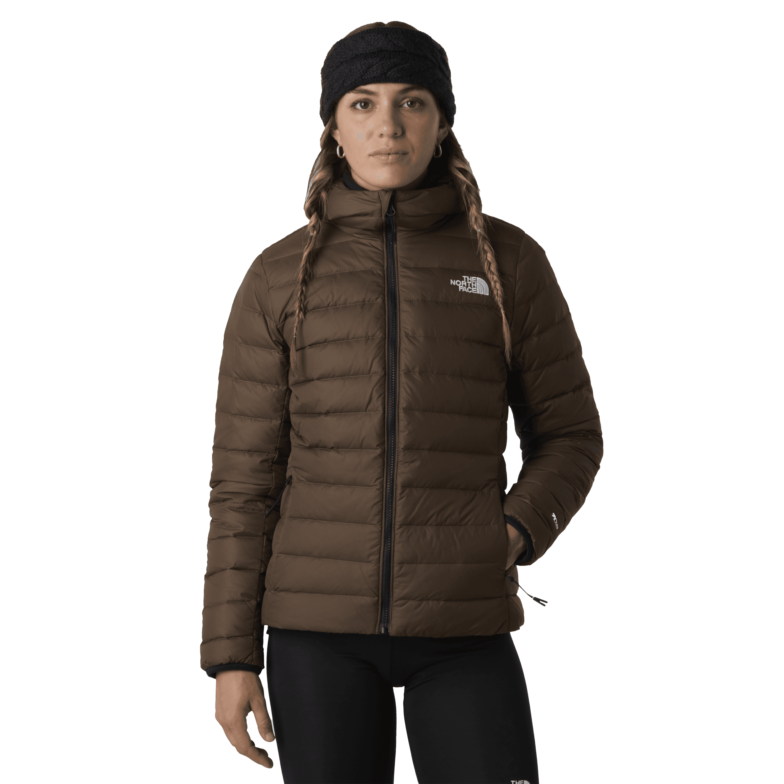 THE NORTH FACE, W Classic Down Hooded Jacket, Model 1
